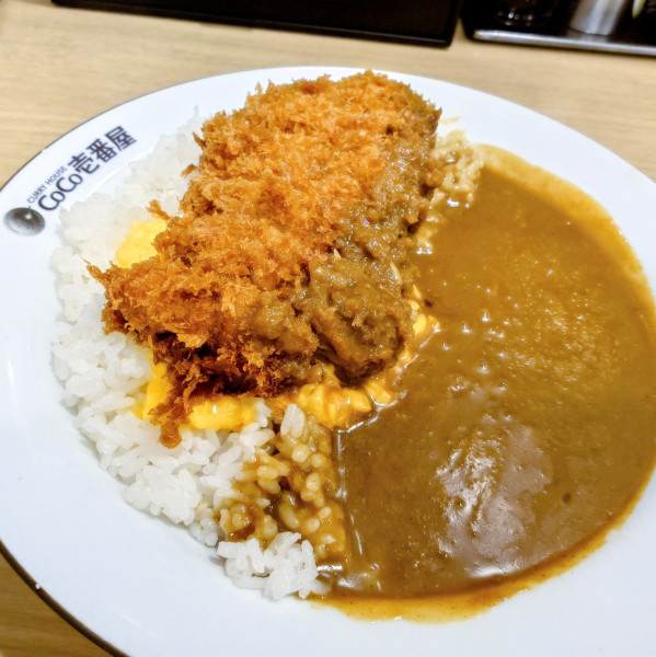 「手仕込みチキンカツカレー」@カレーハウスCoCo壱番屋 JR浜松町駅北口店の写真