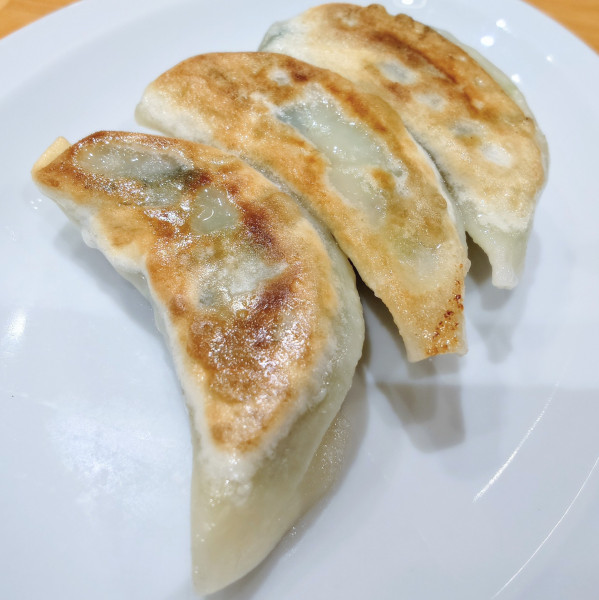 「しそ餃子(3個)」@利尻昆布ラーメン くろおび 六本木店の写真