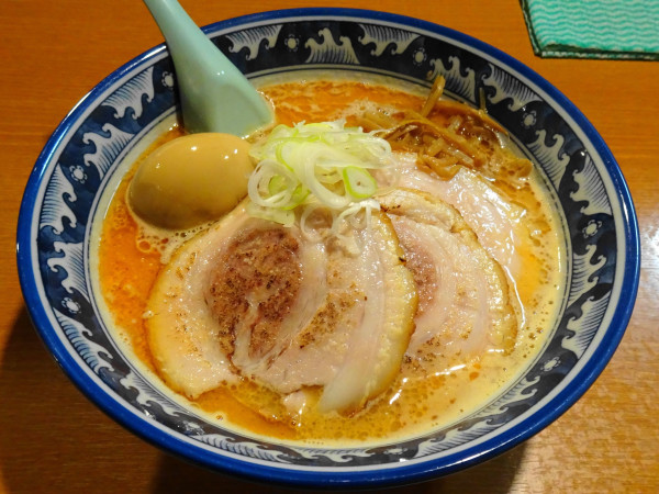 「海老味噌らーめん（1,000円）＋炙りチャーシュー＋味付玉子」@麺や 樽座 小宮店の写真