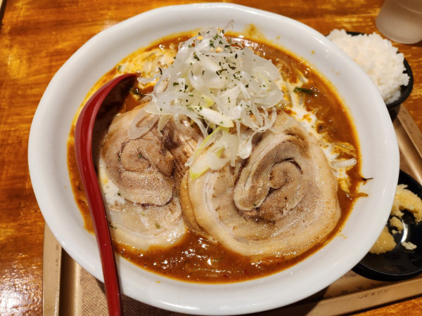 「限定　カレーラーメン」@らーめん 蓮の写真