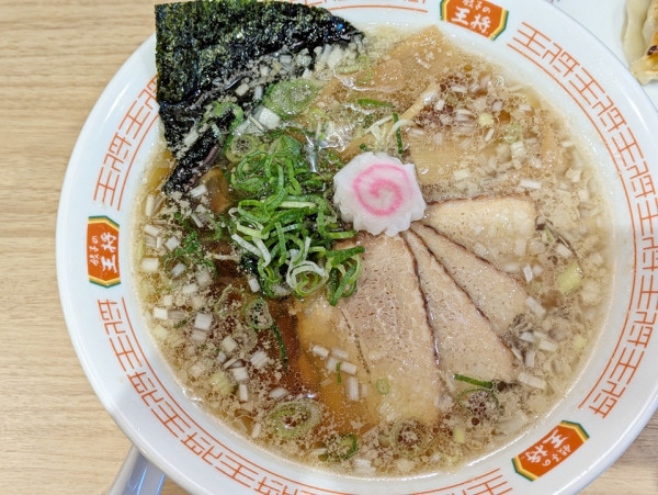 「忘れられない中華そば」@餃子の王将 亀戸店の写真