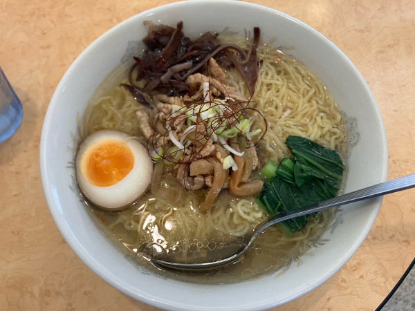 「豚肉搾菜ラーメン　大盛り(960円＋80円)」@福臨門の写真