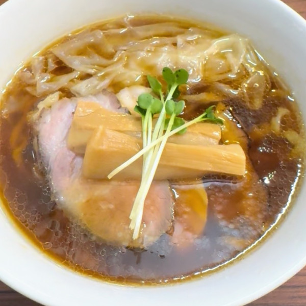 「ワンタン中華そば 1,100円」@中華そば 陽なたの写真