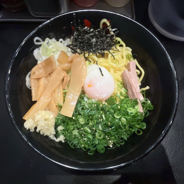 「油そば大盛り＋スペシャルトッピングA」@東京油組総本店 武蔵境組の写真