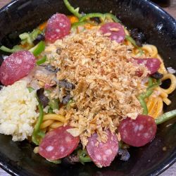 ピザそば　1100円