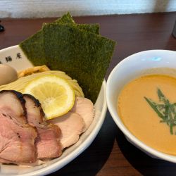 【限定】特製鮟肝つけ麺1270円