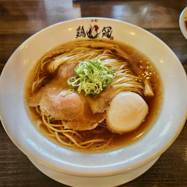 初代醤油鶏そば　味玉　1100円  コリコリ親鶏TKG　350円