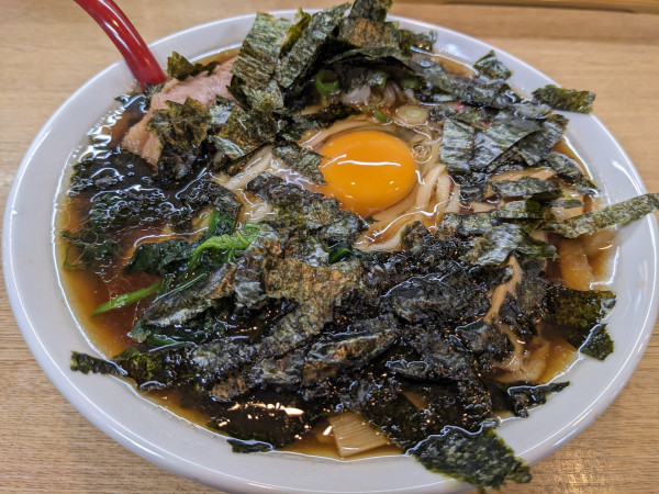 「月見らぁめん」@らぁめん ふるいちの写真