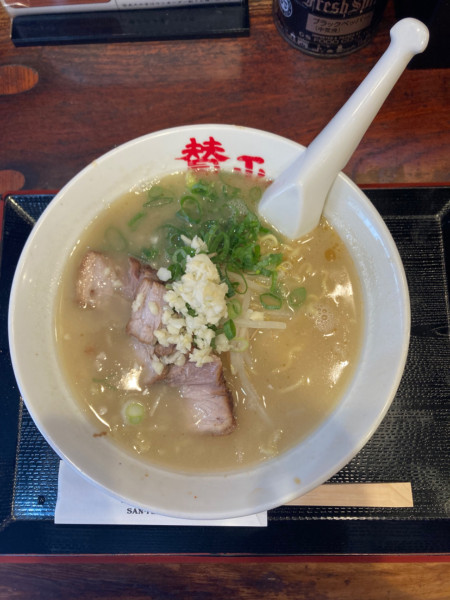 「賛平ラーメン　にんにく(普通)」@らーめん 賛平の写真