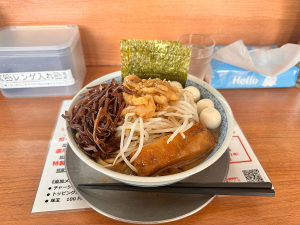 「香味油ラーメン＋うずらW＋キクラゲ」@ラーメン ぶぅさんの写真