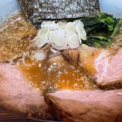 肉増し背脂煮干中華そば（1280円）