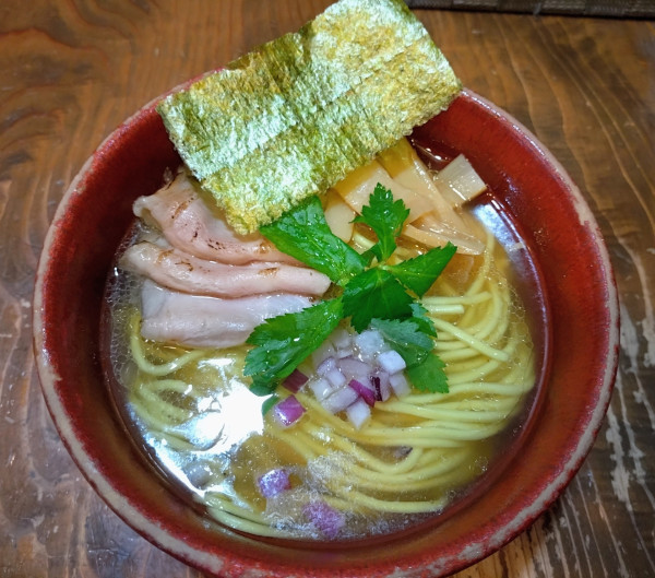 「ワタリガニの塩そば ￥1000」@麺屋たつみ 喜心 狭山店の写真