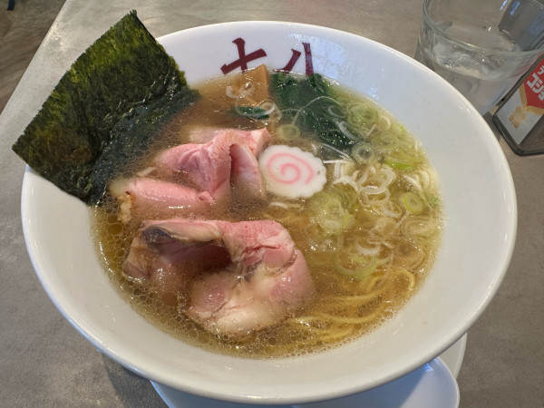 「炭火焼豚七八そば」@中華そば 七八の写真