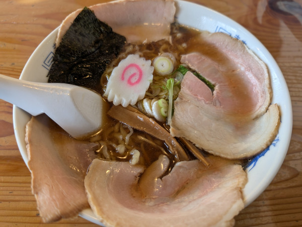 「チャーシュー麺（ミックス）」@手打ち中華そば 白圡屋の写真