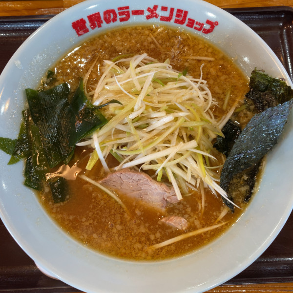 「ネギ味噌ラーメン 1050円」@世界のラーメンショップ 松雪の写真
