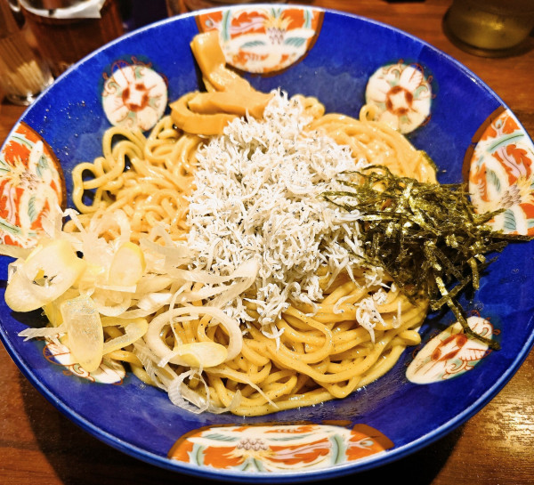 「極上のしらす油そば」@東京煮干屋本舗 中野駅前店の写真