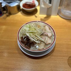 ねぎそば＋味玉（こってり）
