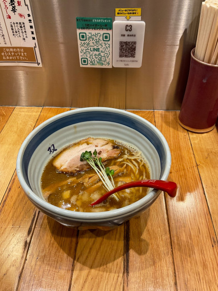 「双麺ラーメン　醤油」@双麺 錦糸町本店の写真