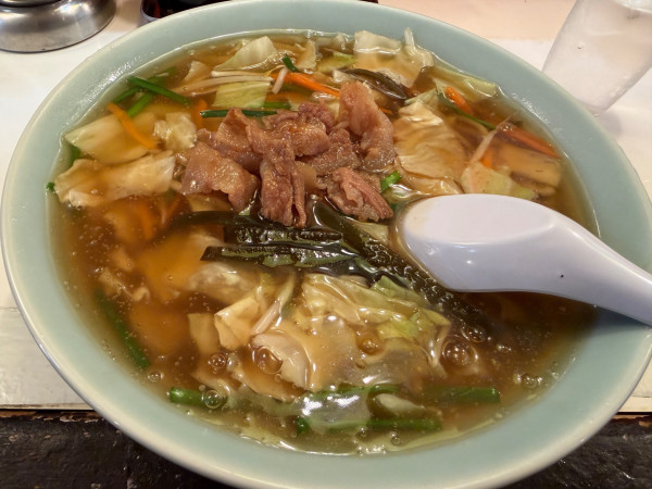 「ちゃんぽん大盛り1100円」@オギノラーメンの写真