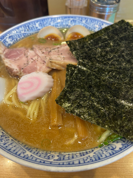 「特製中華そば　映画半券のりまし」@中華そば 青葉 南古谷店の写真