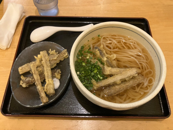 「ごぼ天うどん」@萩の茶屋 空港店の写真
