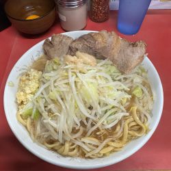 小ラーメン豚５枚＋生卵