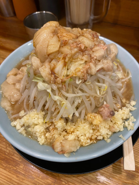 「肉無しラーメン700」@ラーメン盛太郎の写真