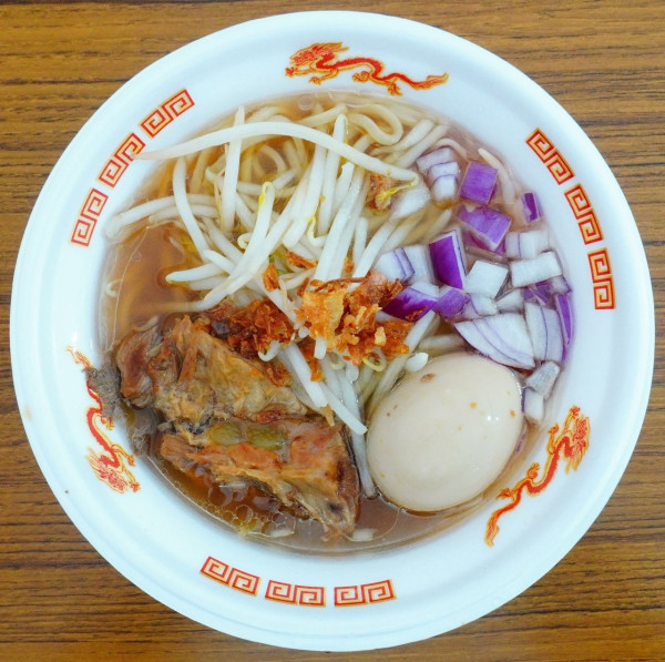 「【柳麺 呉田】あっさりこく旨栗豚ラーメン＋味玉」@大つけ麺博 Presents 秋の新作ラーメン祭の写真