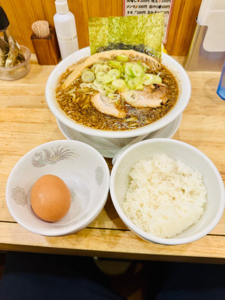 「【限定】煮干しBLACK(大)1350円」@中華そば ムタヒロの写真