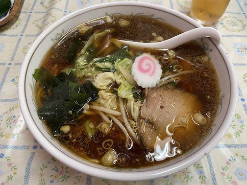 「スタミナラーメン・餃子」@むさし屋食堂の写真