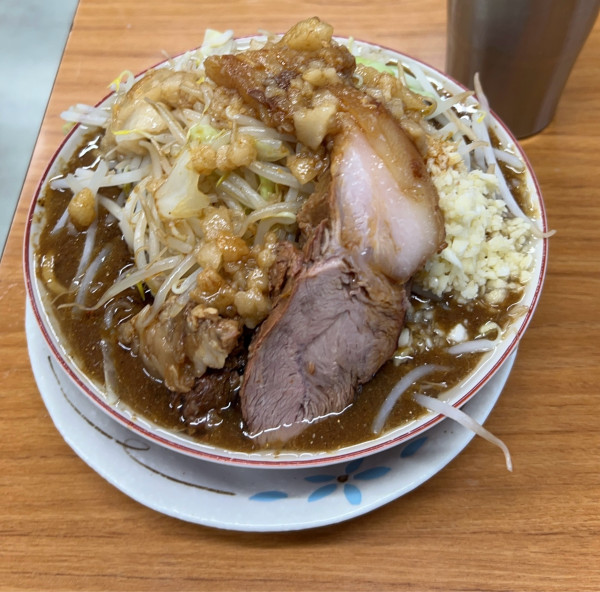 「漢の豚らーめん(濃厚煮干し味)1000円」@らーめん漢道の写真