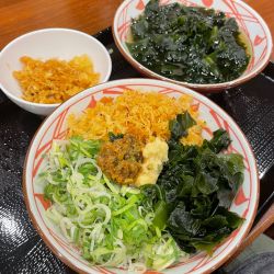 ぶっかけ 温•小 320円