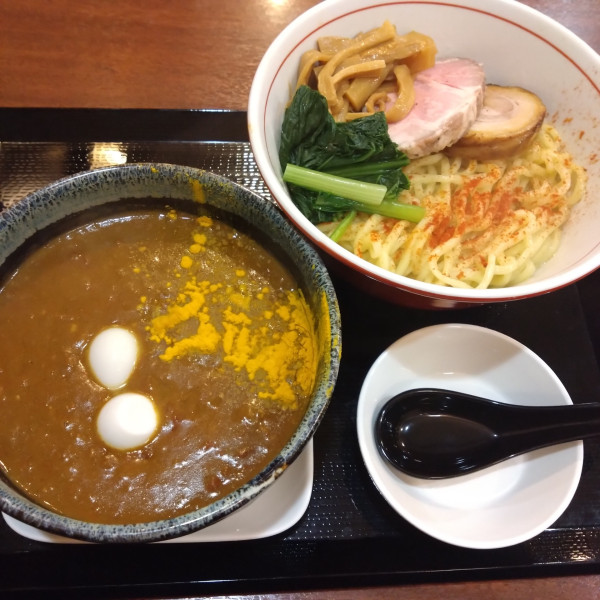 「豚骨カレーつけ麺1700円」@WITH「麺、道有楽」の写真