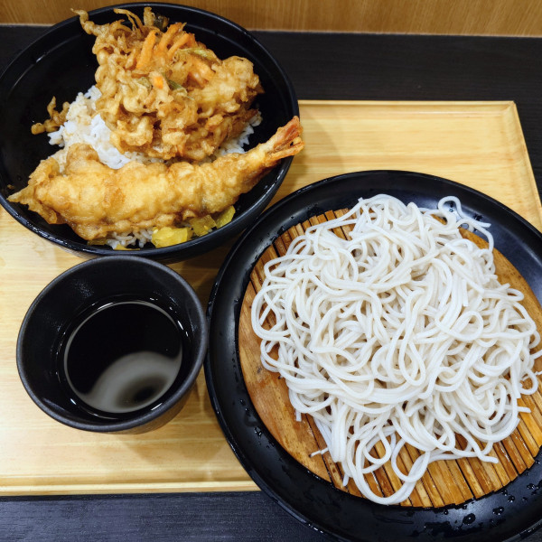 「天丼セット」@小諸そば 新橋店の写真