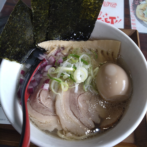 「特製貝出汁らぁめん1180円」@貝出汁らぁ麺 しらかしの写真
