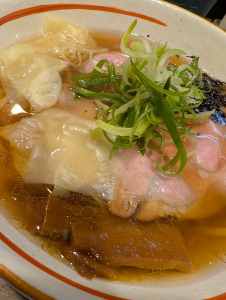 「ワンタン龍生麺(醤油)」@ラーメン専門店 えんまんの写真