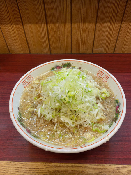 「ラーメン中盛りコッテリネギ増し」@関越ラーメン 仙龍の写真