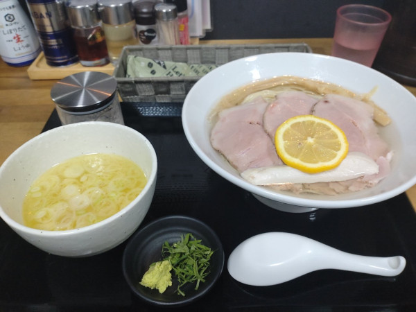 「昆布水つけ麺大盛　塩」@ふかや女子流 アイモの写真