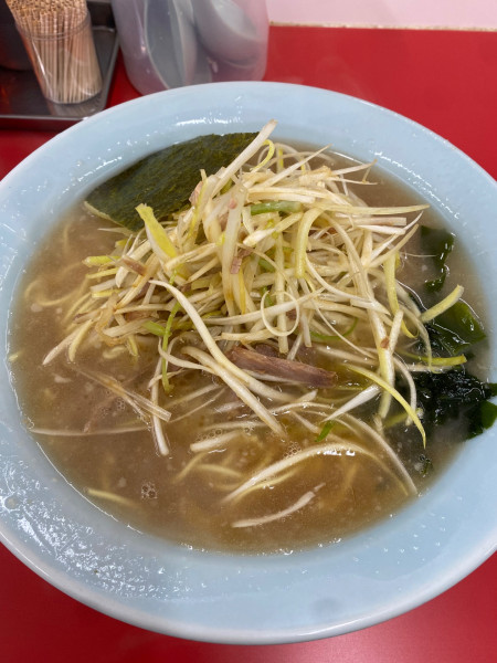 「ネギラーメン＋半ライス」@ラーメンショップ 東大竹店の写真