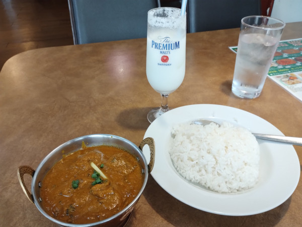 「マトンカレー1種セット 1000円」@デニスキッチンの写真