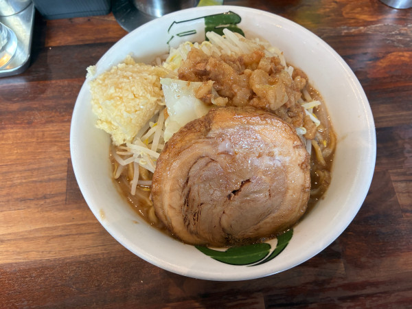 「濃厚雷そば（ミニ）」@雷 北松戸本店の写真