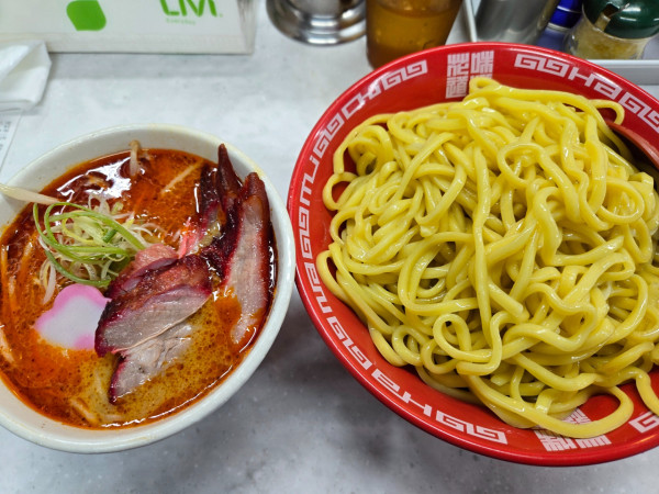 「辛味噌つけ麺大盛」@MISO HANAMICHI 本店の写真