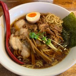 【朝限定】生姜醤油800円、コリコリ鶏チャーシュー100円