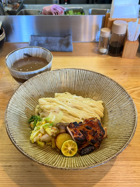 「秋刀魚つけそば」@麺 㐂色の写真