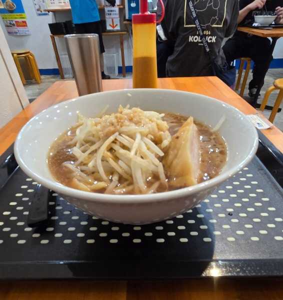 「ラーメン豚１枚（1,100円）」@夢の一歩 天神店の写真