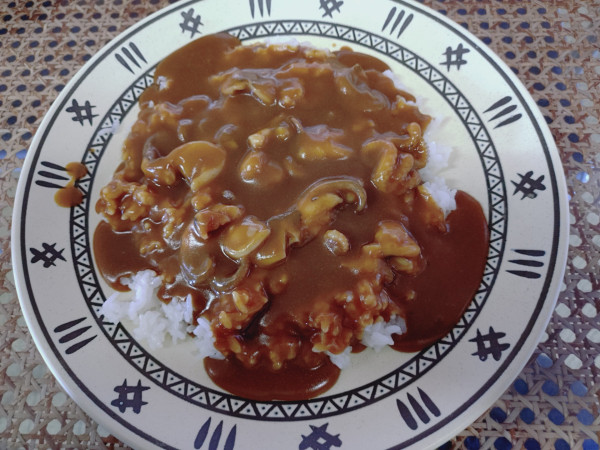 「たこカレーライス　６００円」@レストハウス雄冬の写真