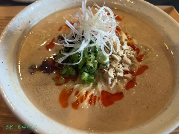 「麺セット(1000円)坦々麺、ホットコーヒー」@彩葉の写真