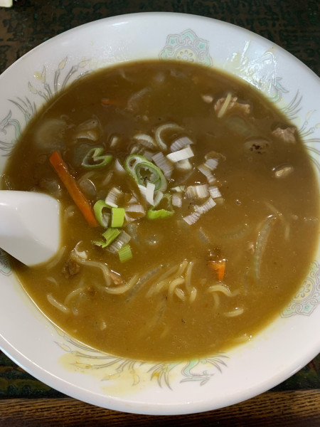 「カレーらーめん」@中華料理 喜楽の写真