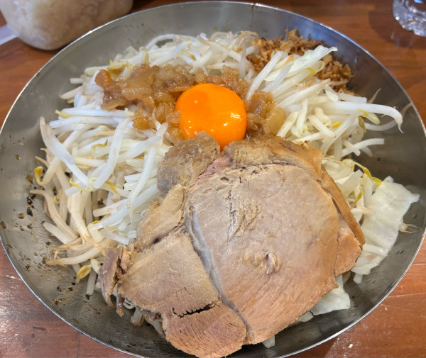 「汁なし中　1000円」@ラーメン 太るの写真