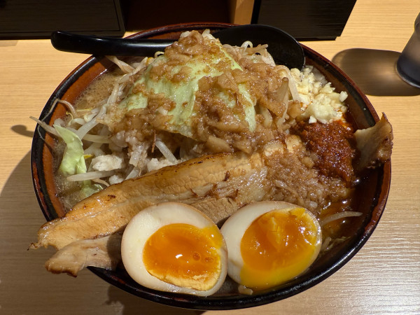 「味噌じろう+味玉」@札幌 みその アクアシティお台場店の写真